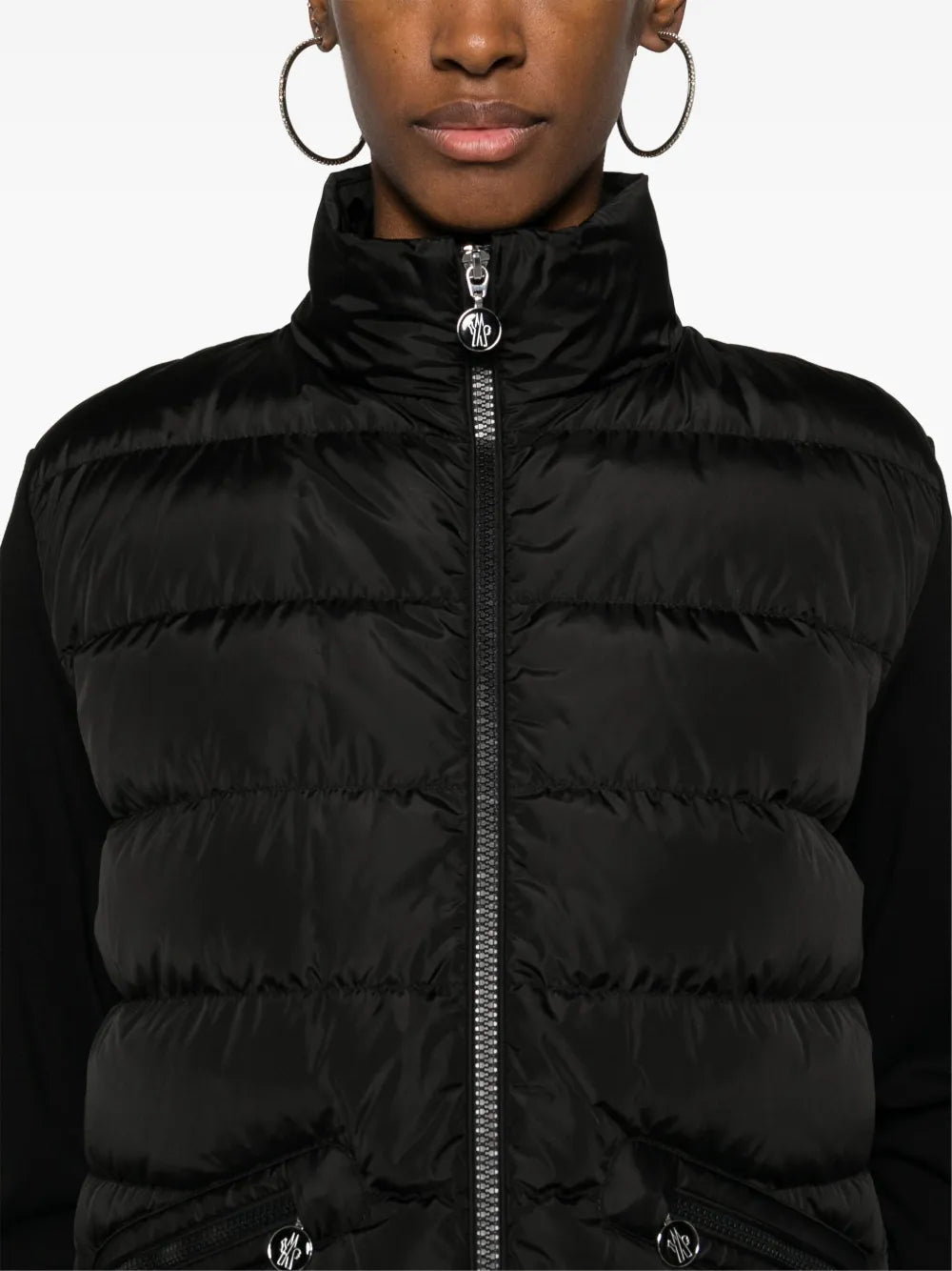 Two-tone quilted jacket
