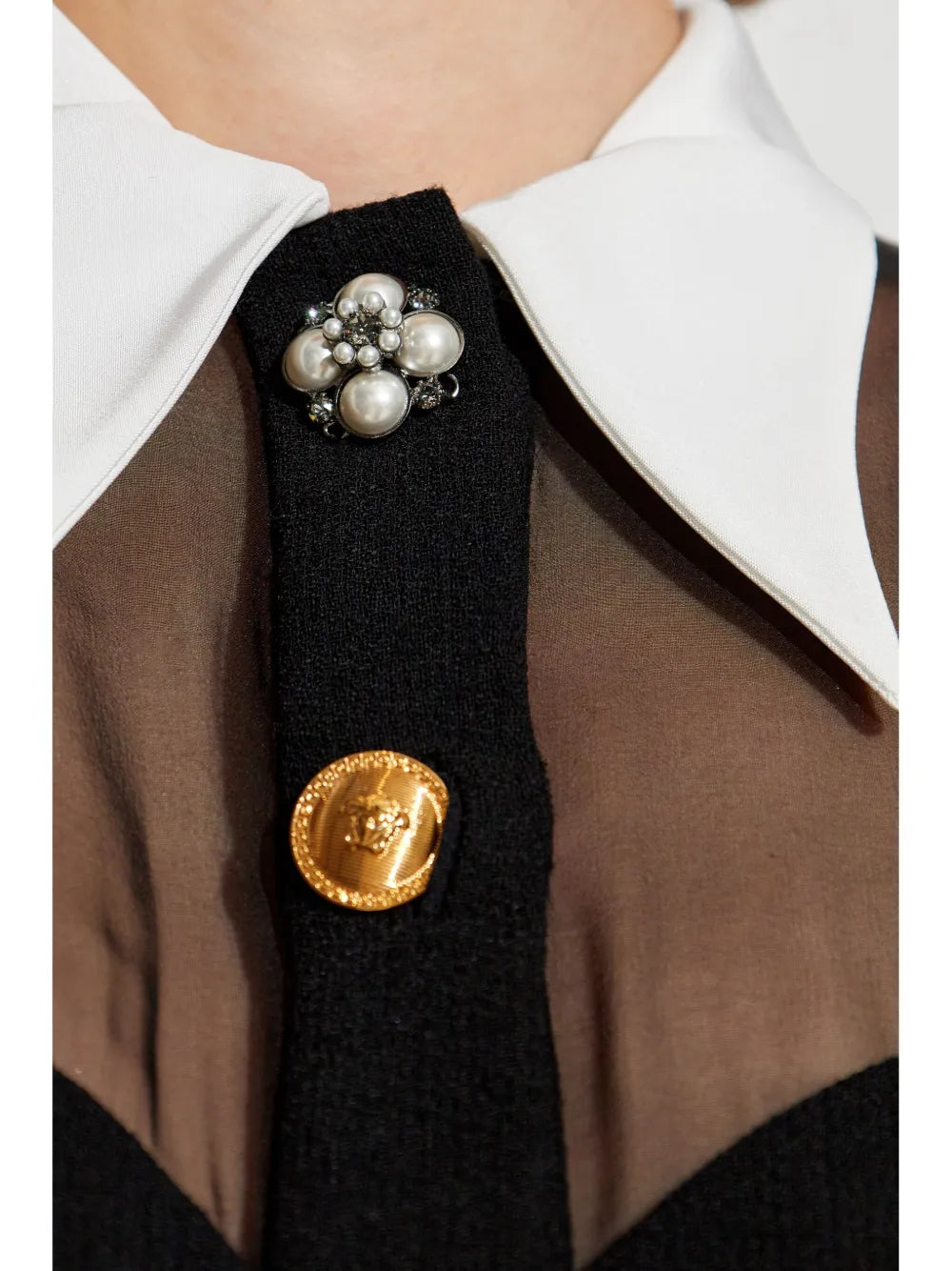 Mini strapless black dress