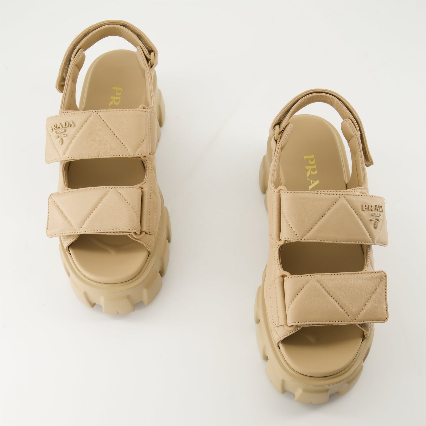 Quilted Leather Sandals