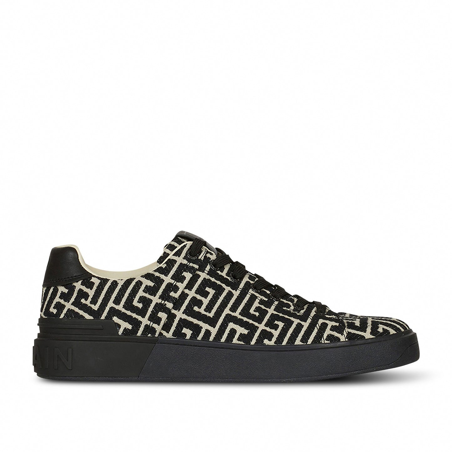 Monogram jacquard B-Court sneakers