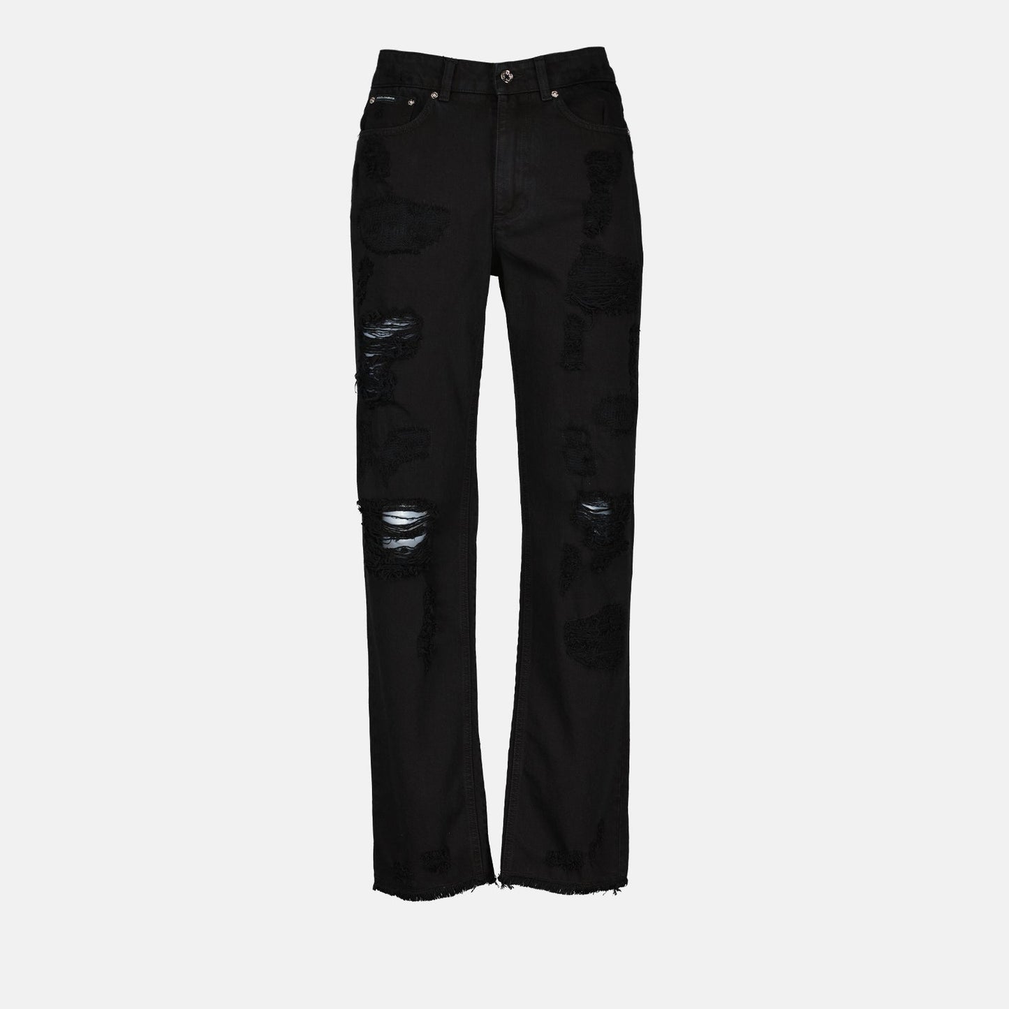 Black Straight Jeans