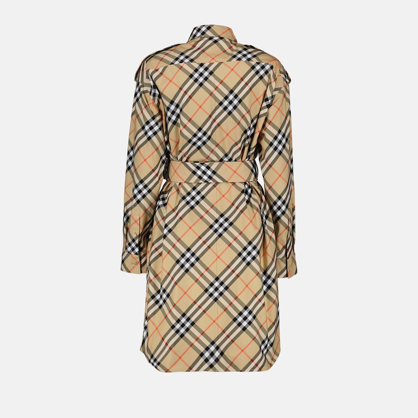 Checked Shirt Dress