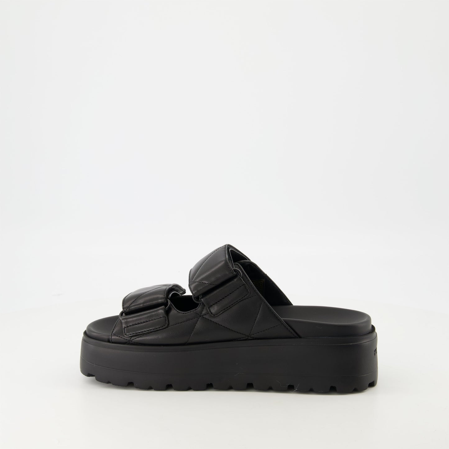 Quilted Leather Mules