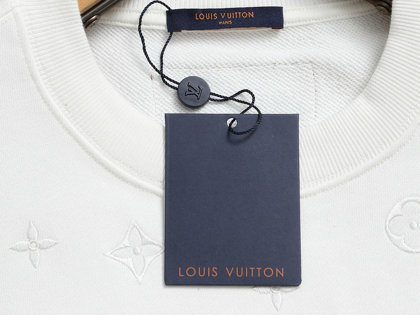 LV White Monogram Sweatshirt