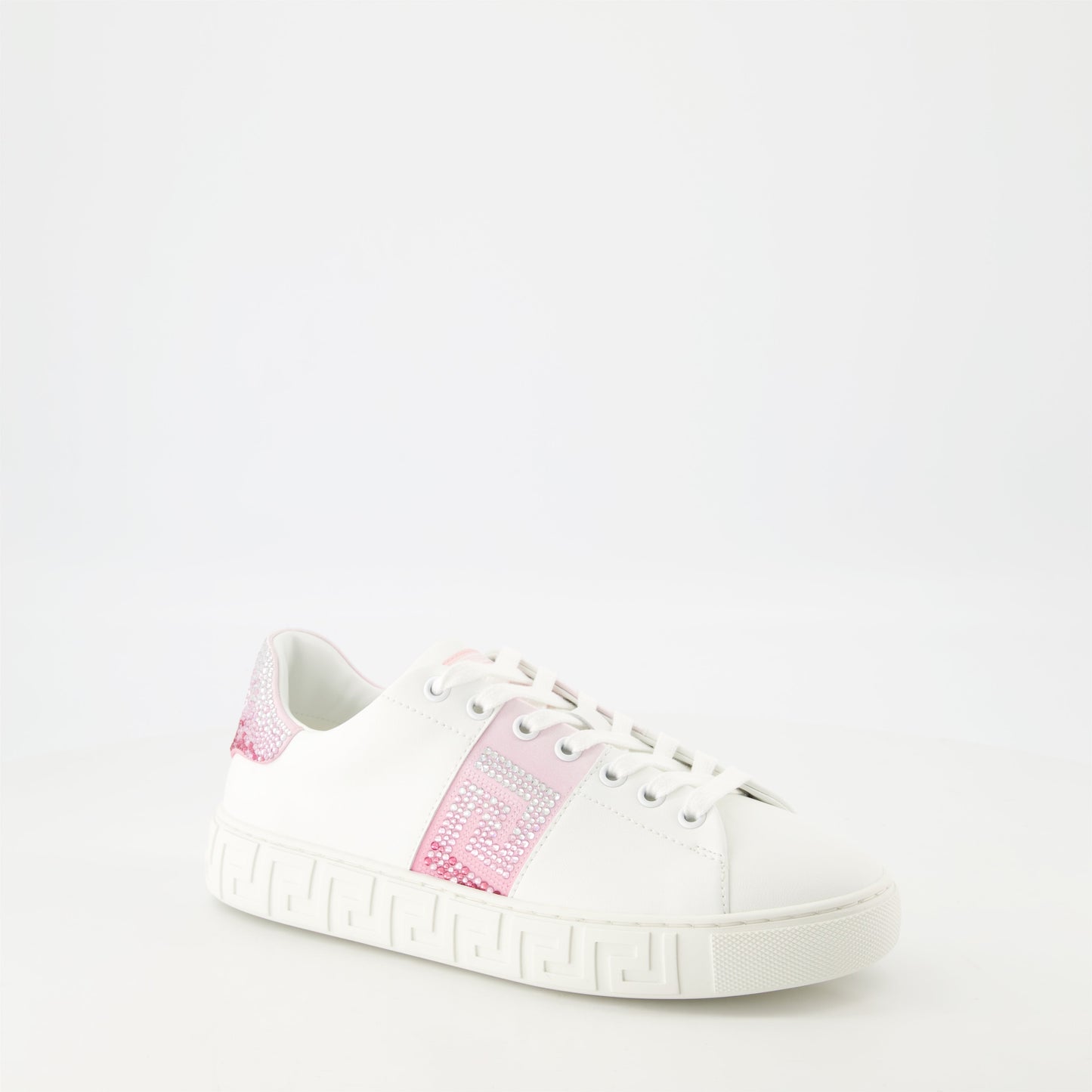 Greca Crystal Sneakers