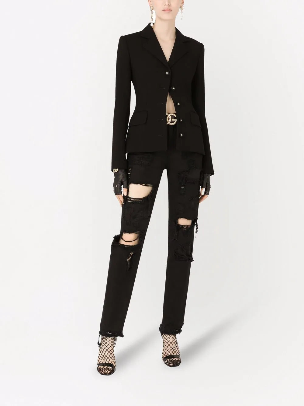 Black Straight Jeans