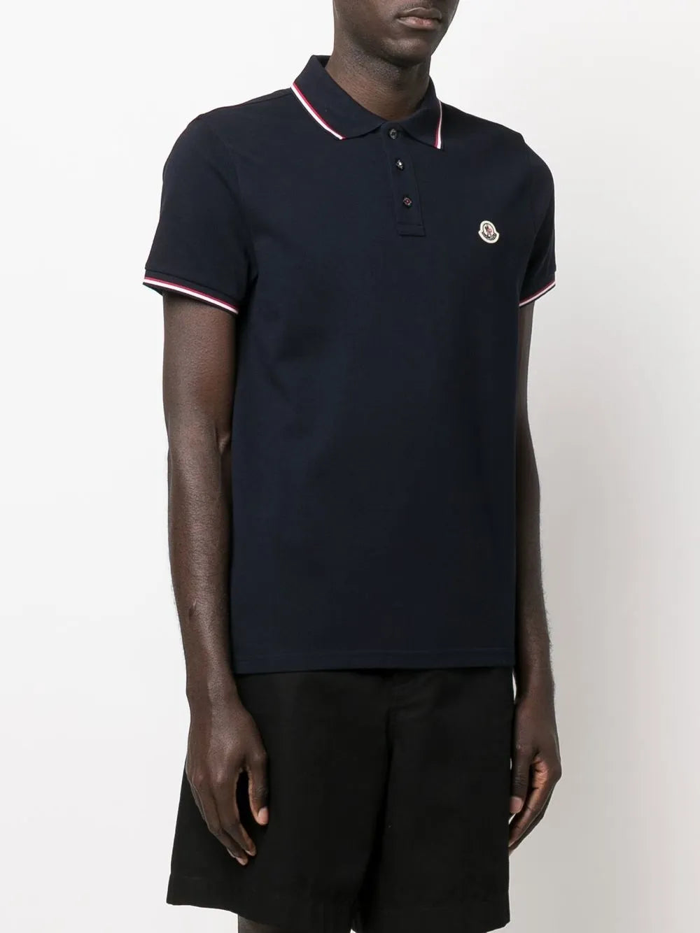 Polo with Tricolor Edges