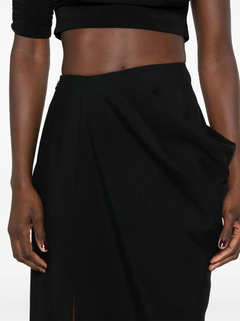 Draped skirt