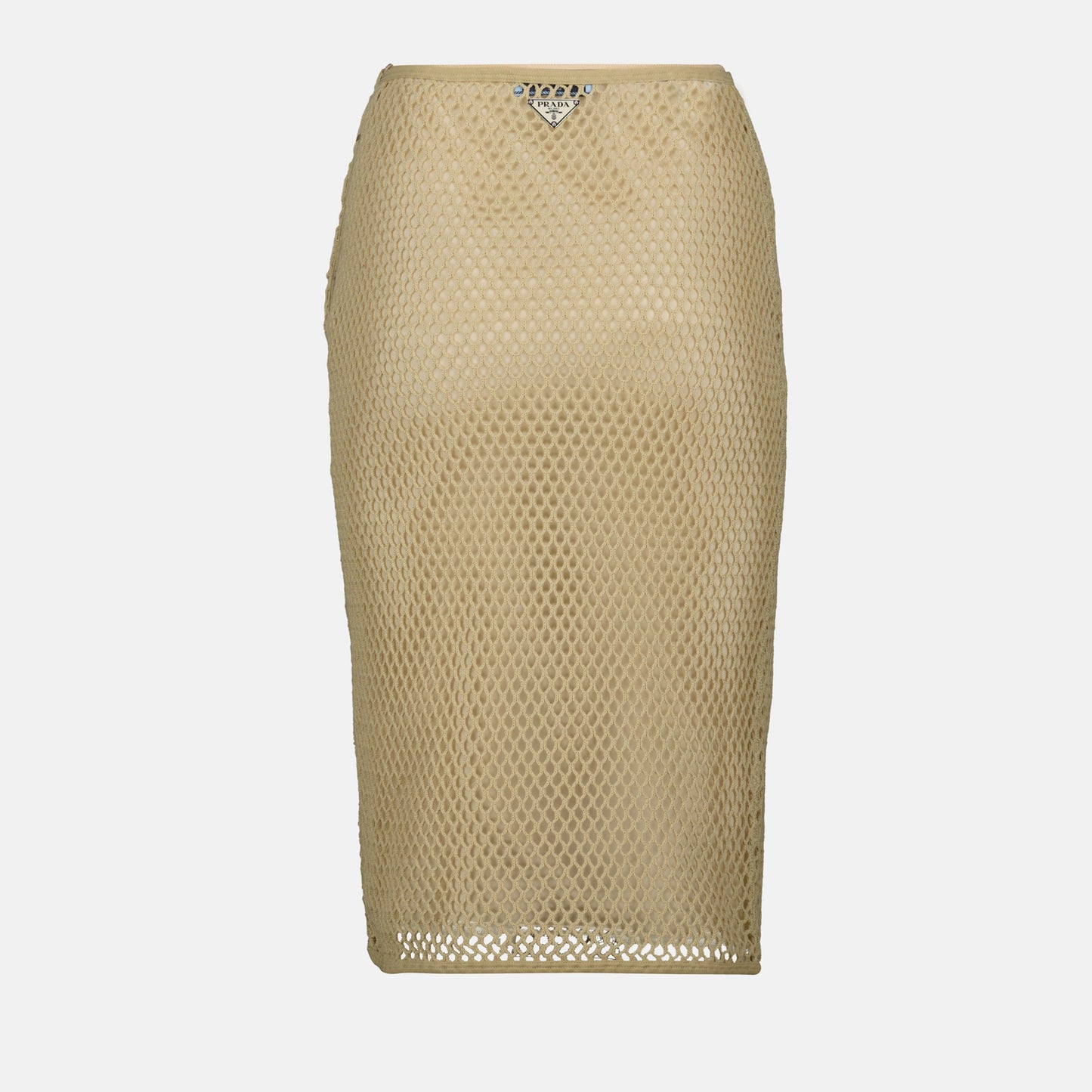 Cotton Mesh Skirt