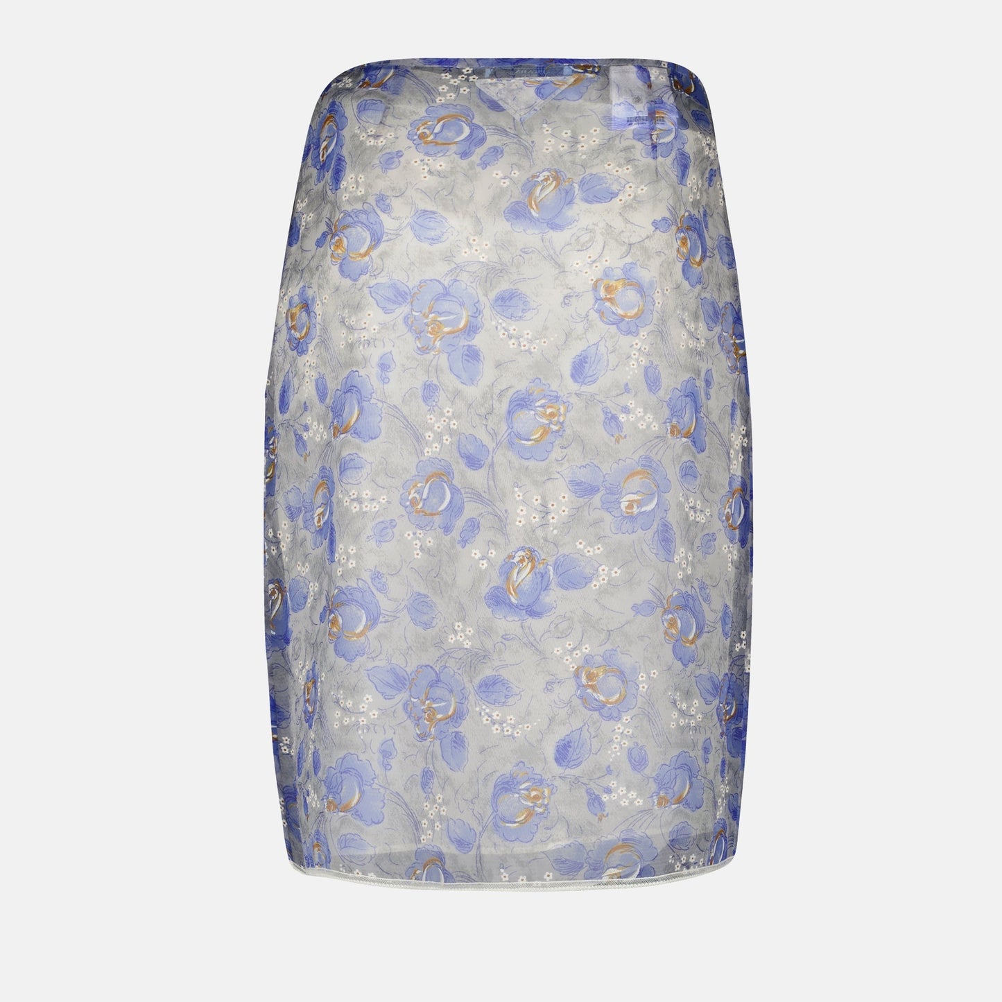 Printed Nylonette Skirt