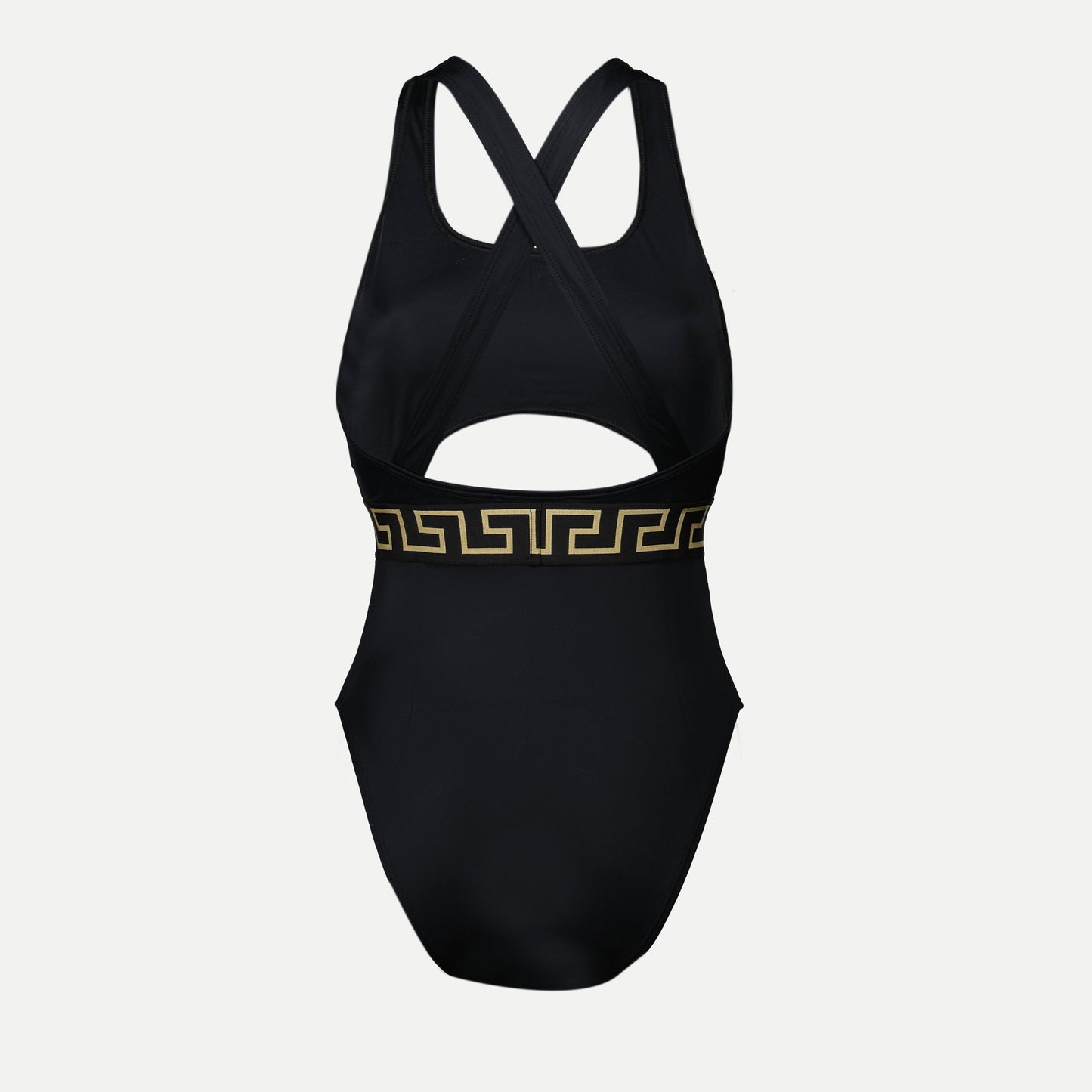 One-Piece Swimsuit Greca Border