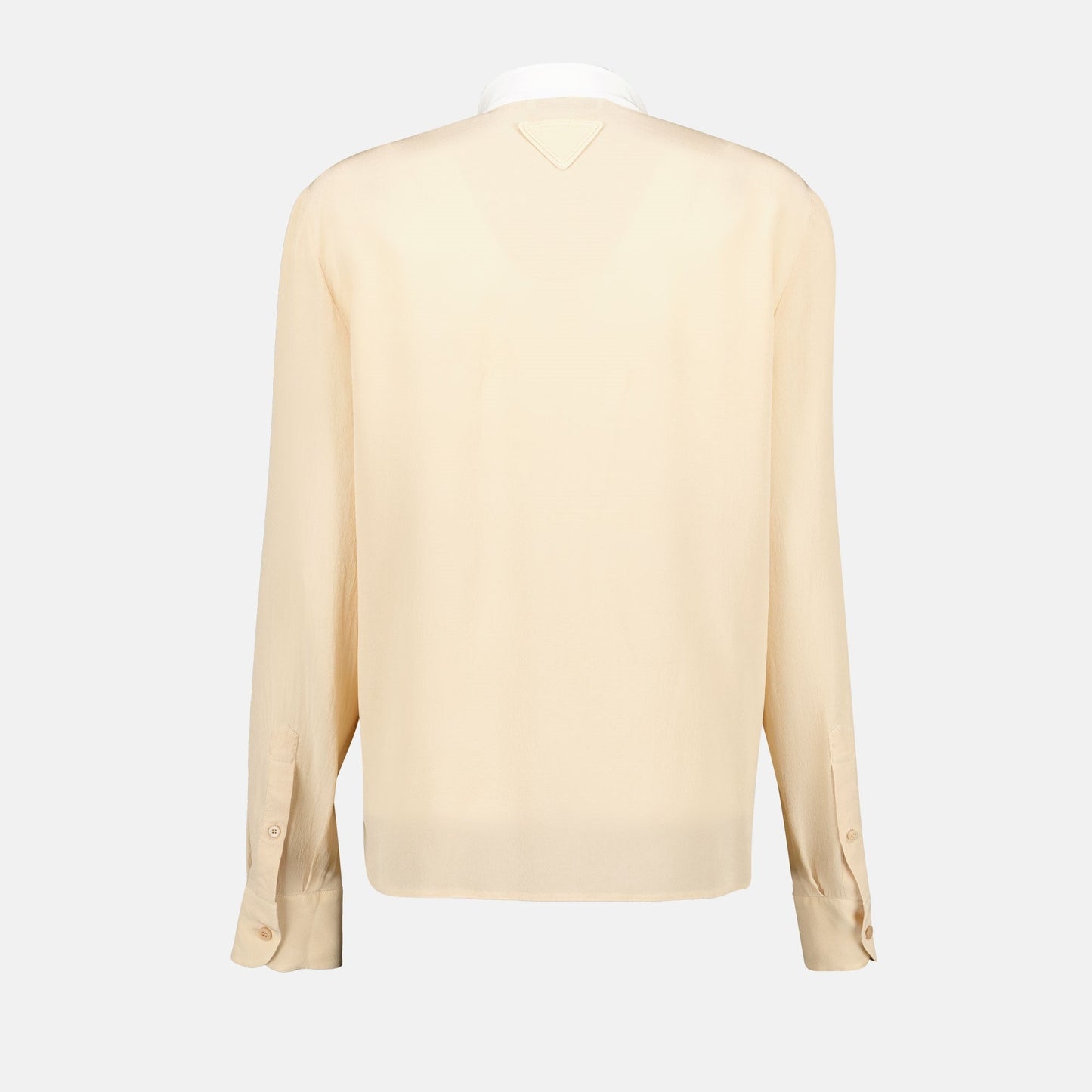 Beige Silk Shirt