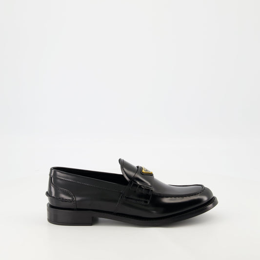 Black Leather Loafers