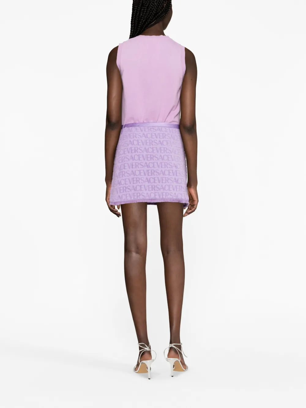 Versace Allover Mini Skirt