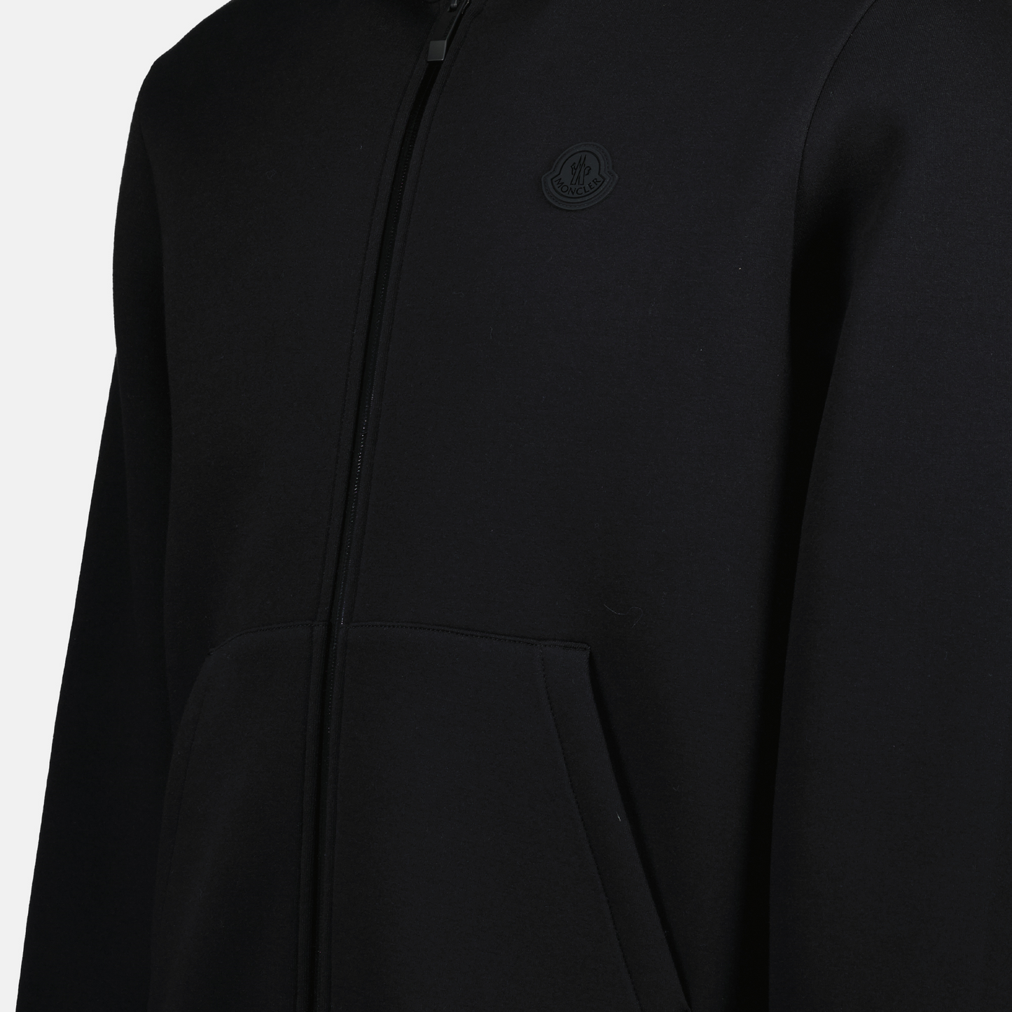 Zip-Up Neoprene Sweatshirt