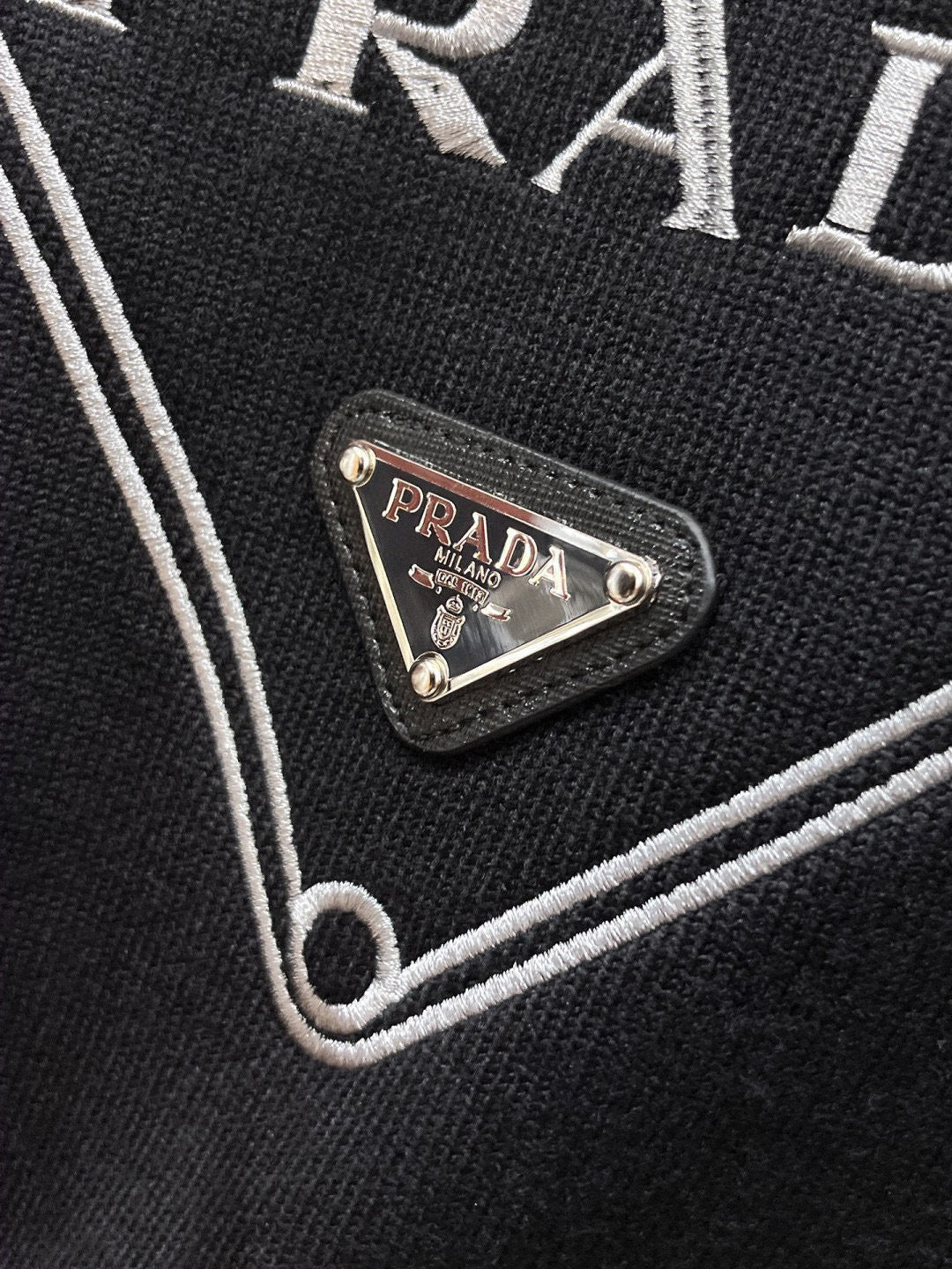 Black Triangle Logo Sweatshirt