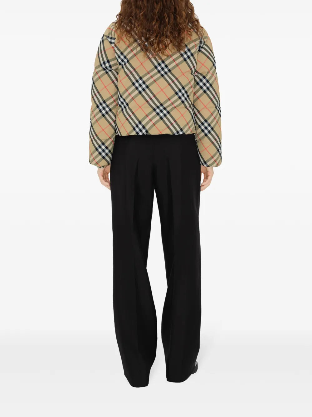 Reversible Check Puffer Jacket