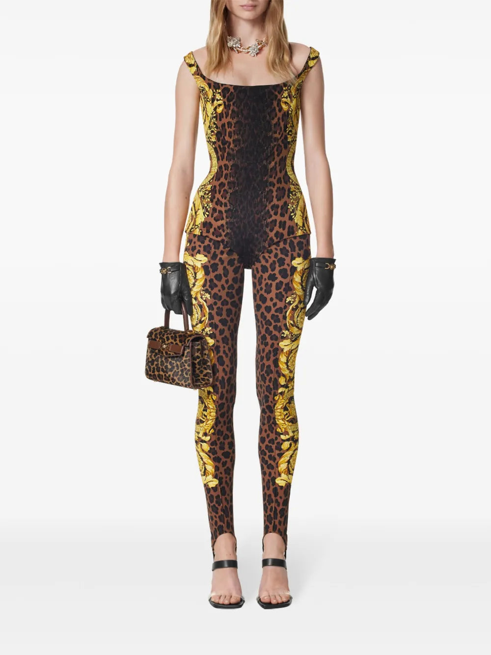 Leopard Barocco Leggings