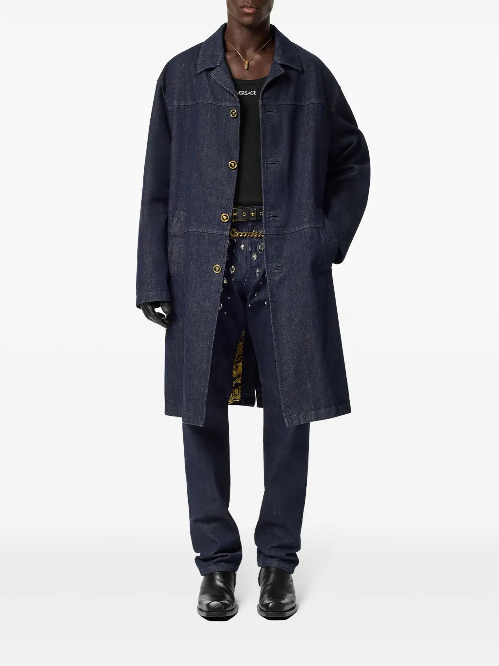 Raw Denim Coat
