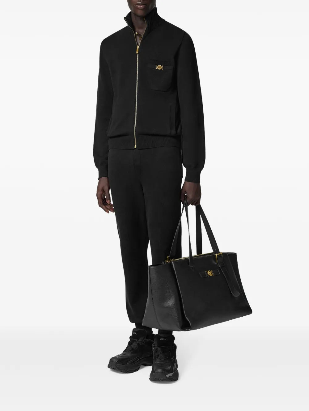 Zipped Cashmere Jacket