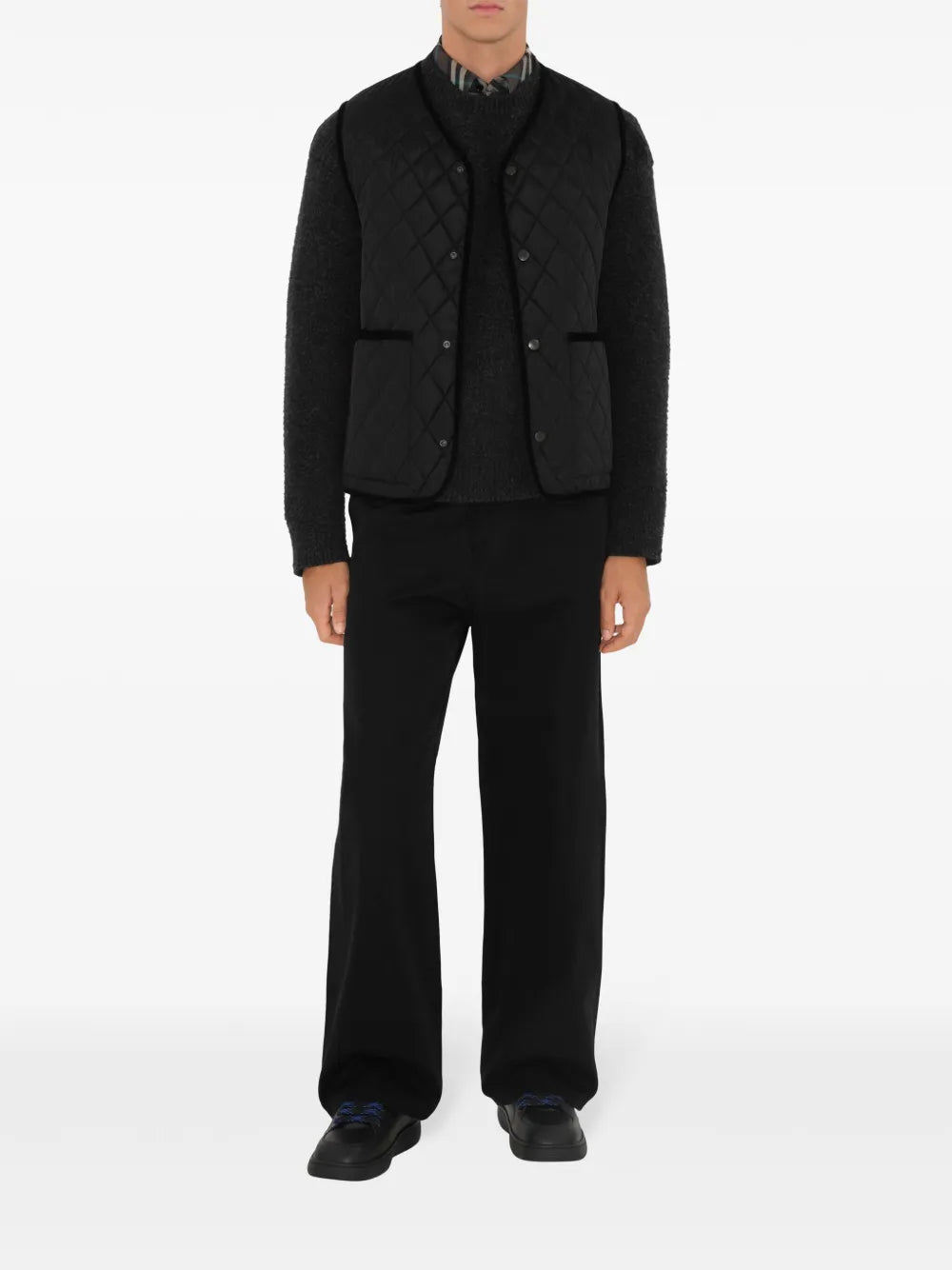 Tiverton Black Sleeveless Jacket