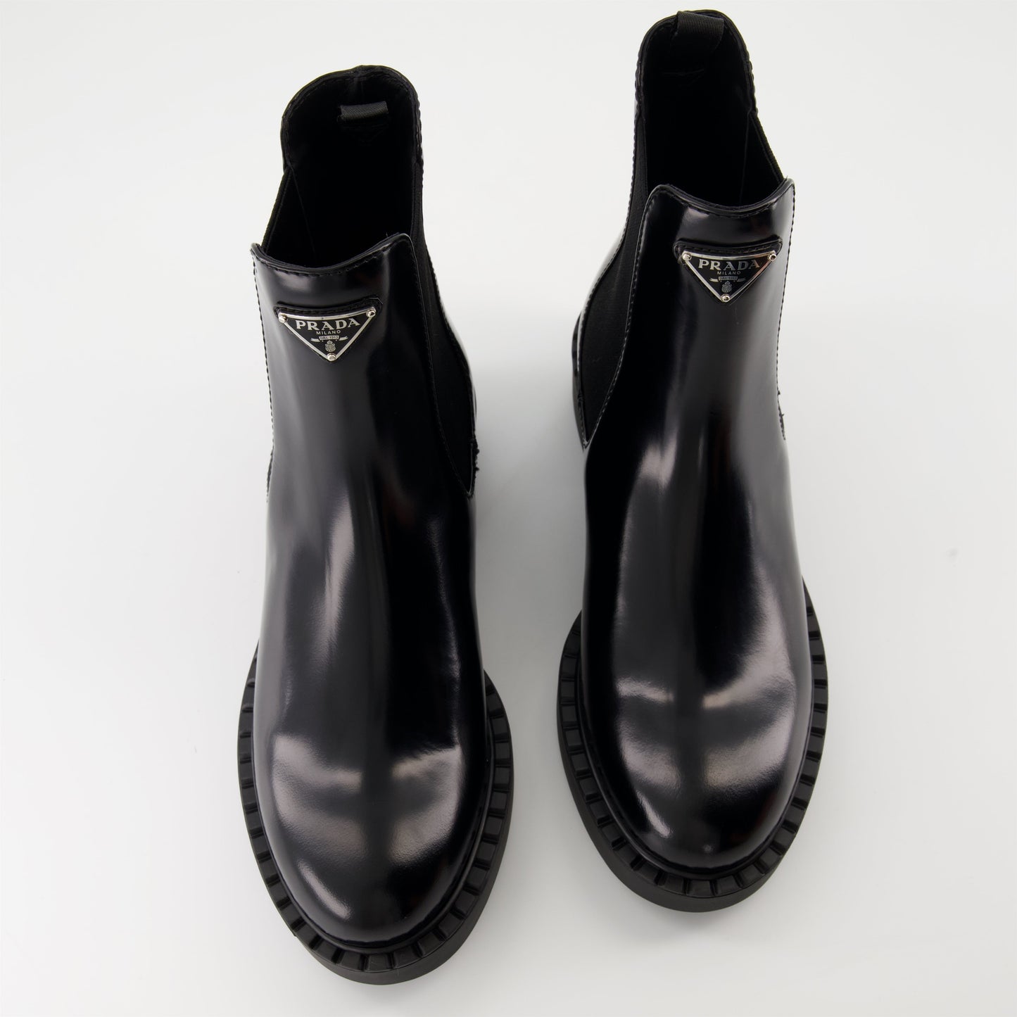 Patent Leather Ankle Boots