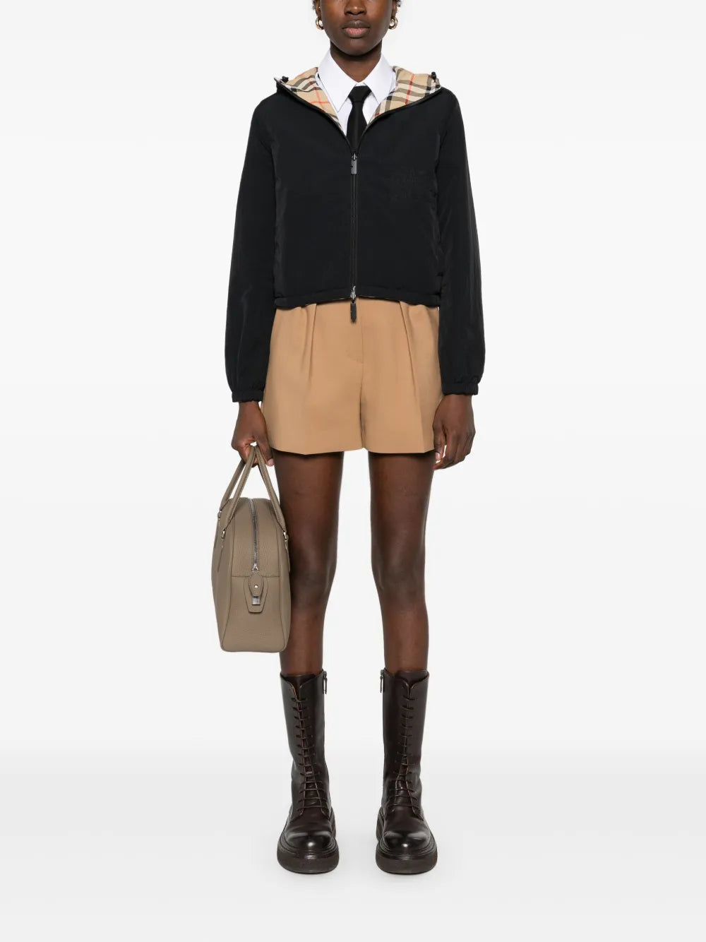 Reversible Checked Jacket