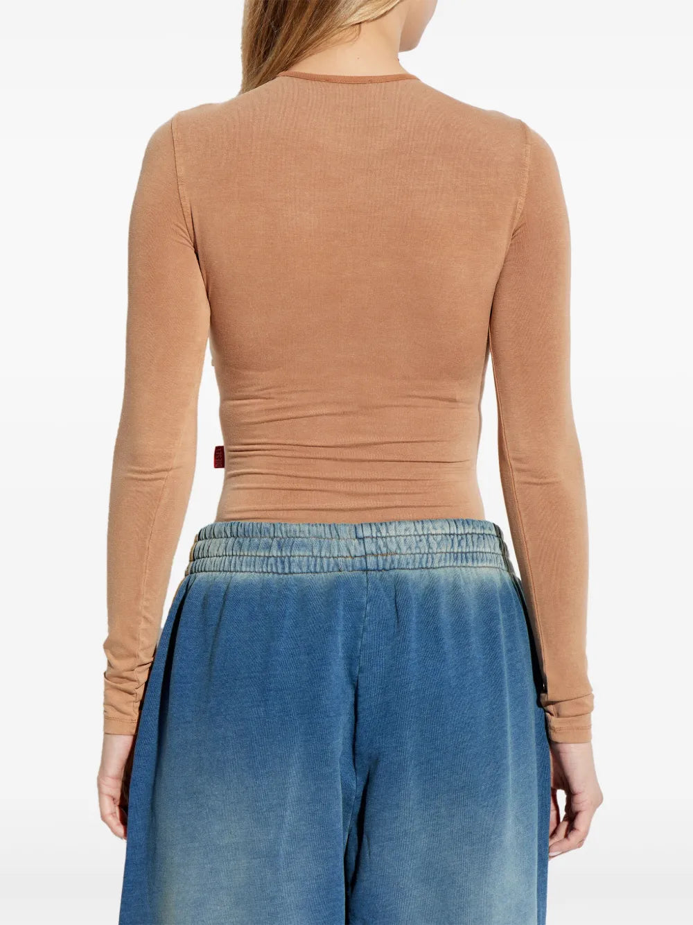 Beige T-Finne Bodysuit