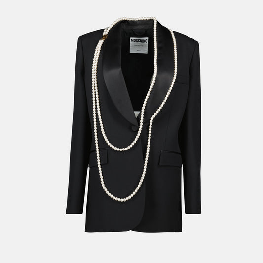 Blazer with Pearls