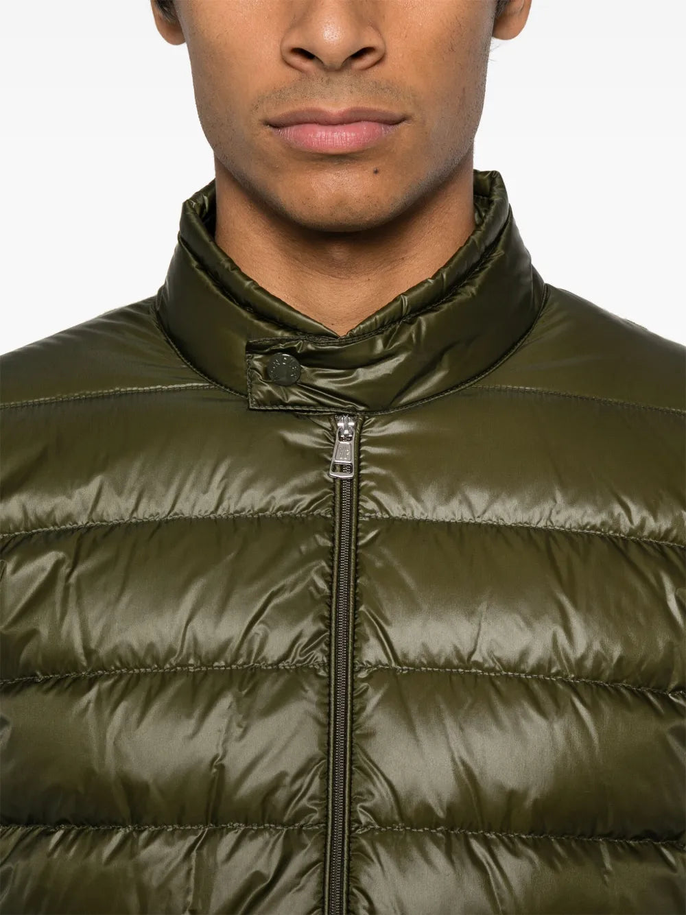Two-tone quilted jacket