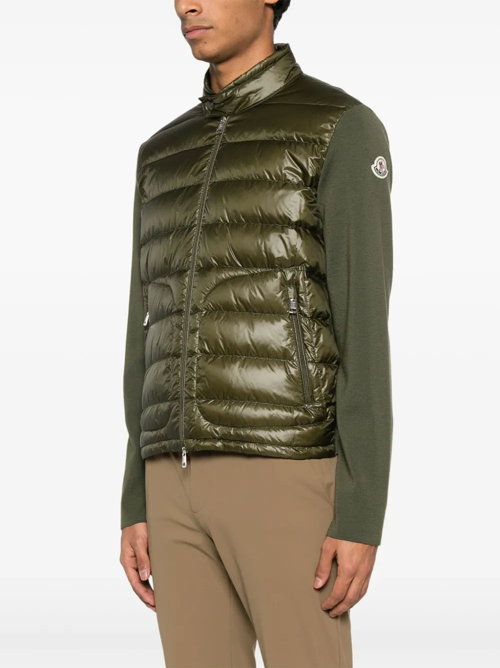 Two-tone quilted jacket