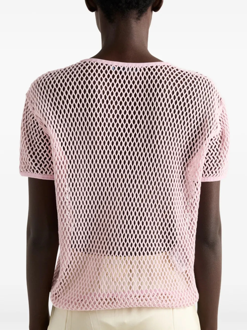 Cotton Mesh Top