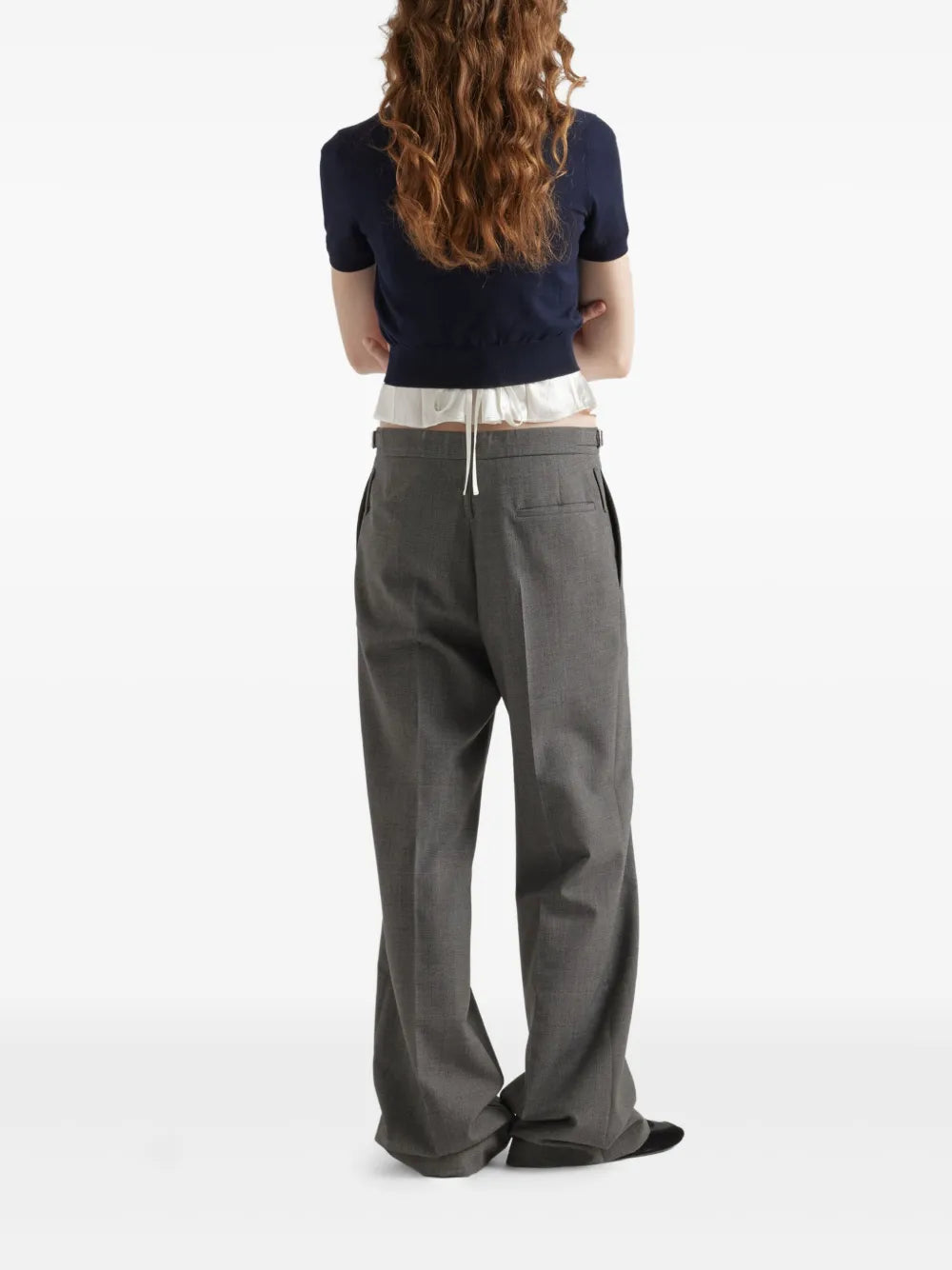 Gray Wool Pants