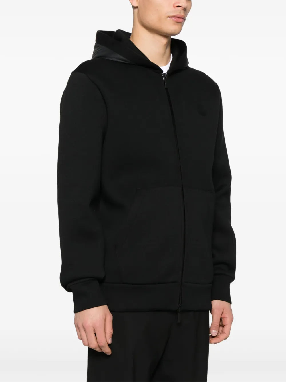 Zip-Up Neoprene Sweatshirt