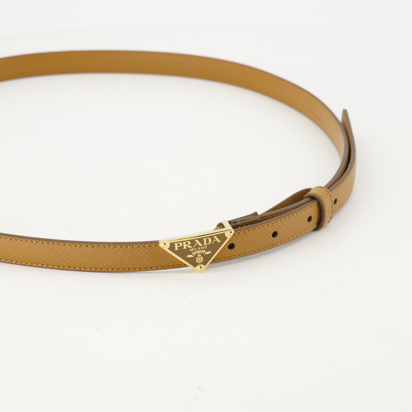 Saffiano Slim Belt
