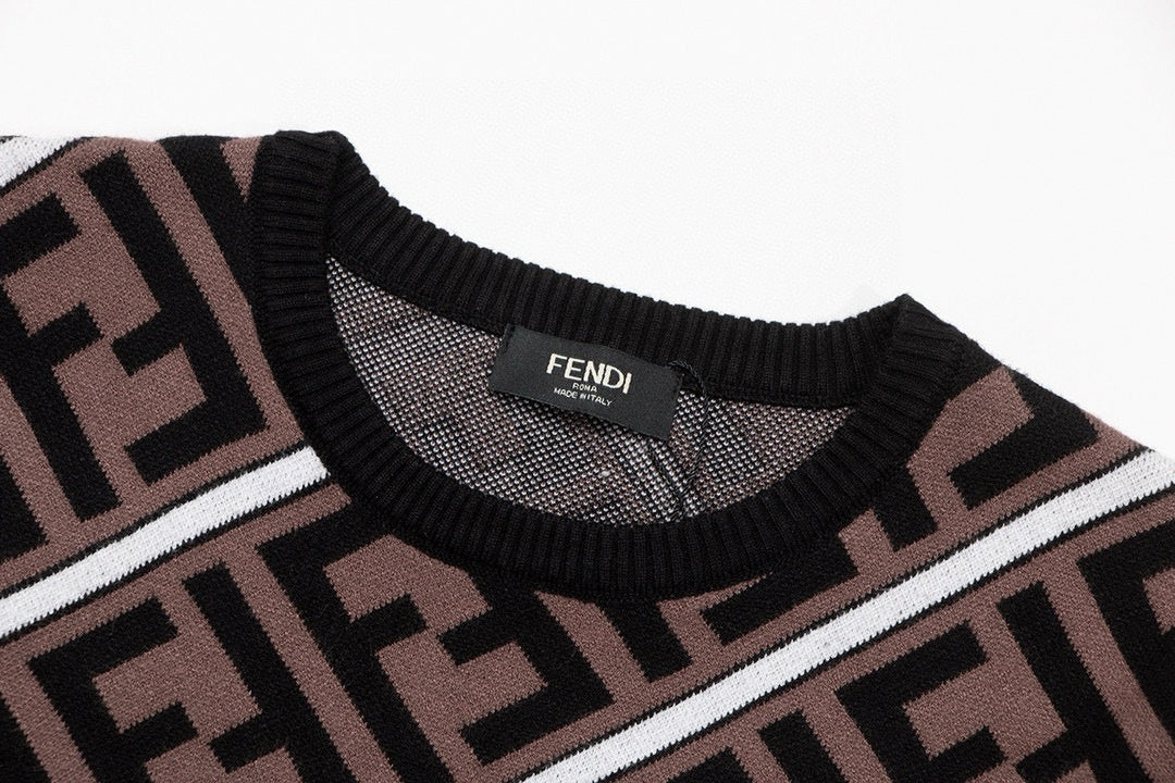 Luxury Monogram Knit Sweater – Unisex