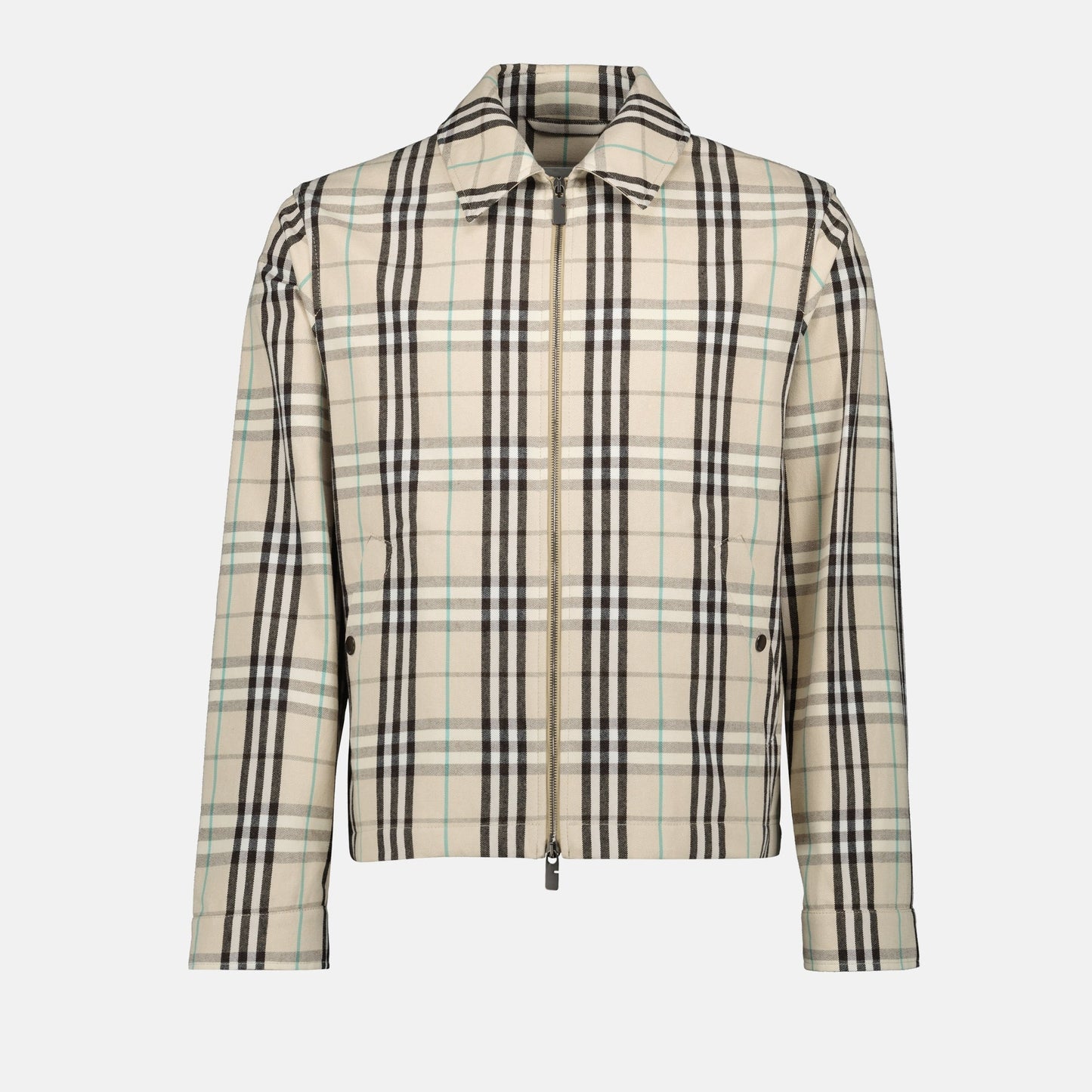 Checked Harrington Jacket
