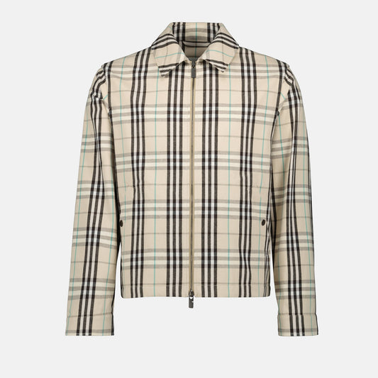 Checked Harrington Jacket