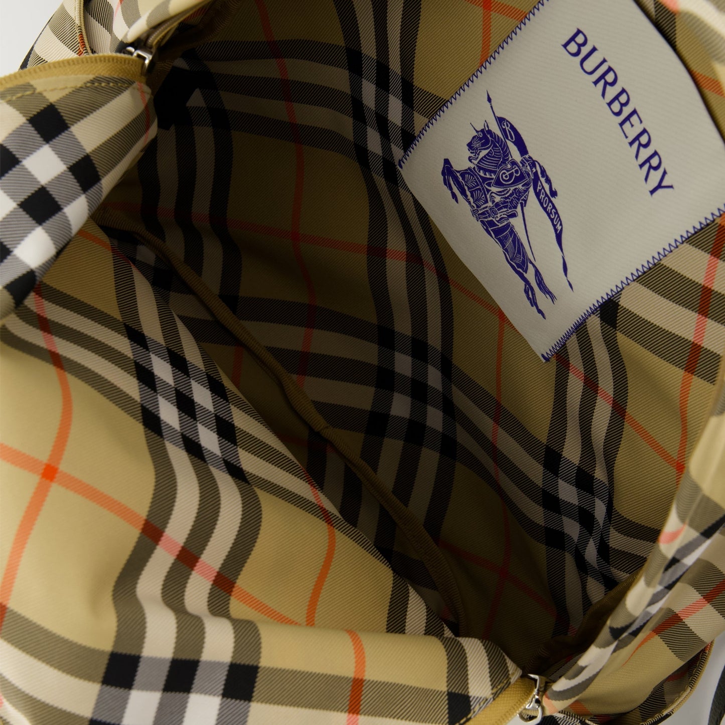 Small Check Backpack