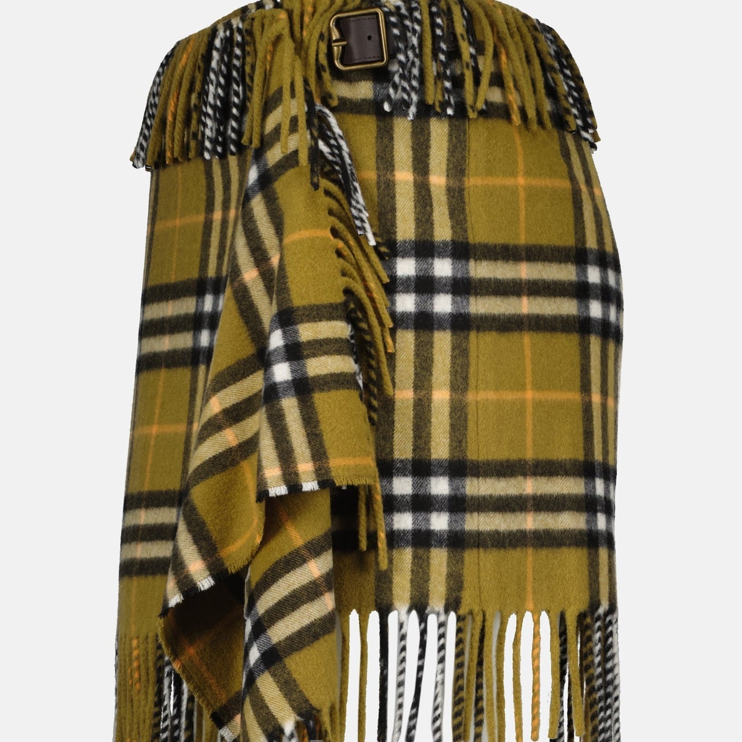 Checkered Wrap Skirt