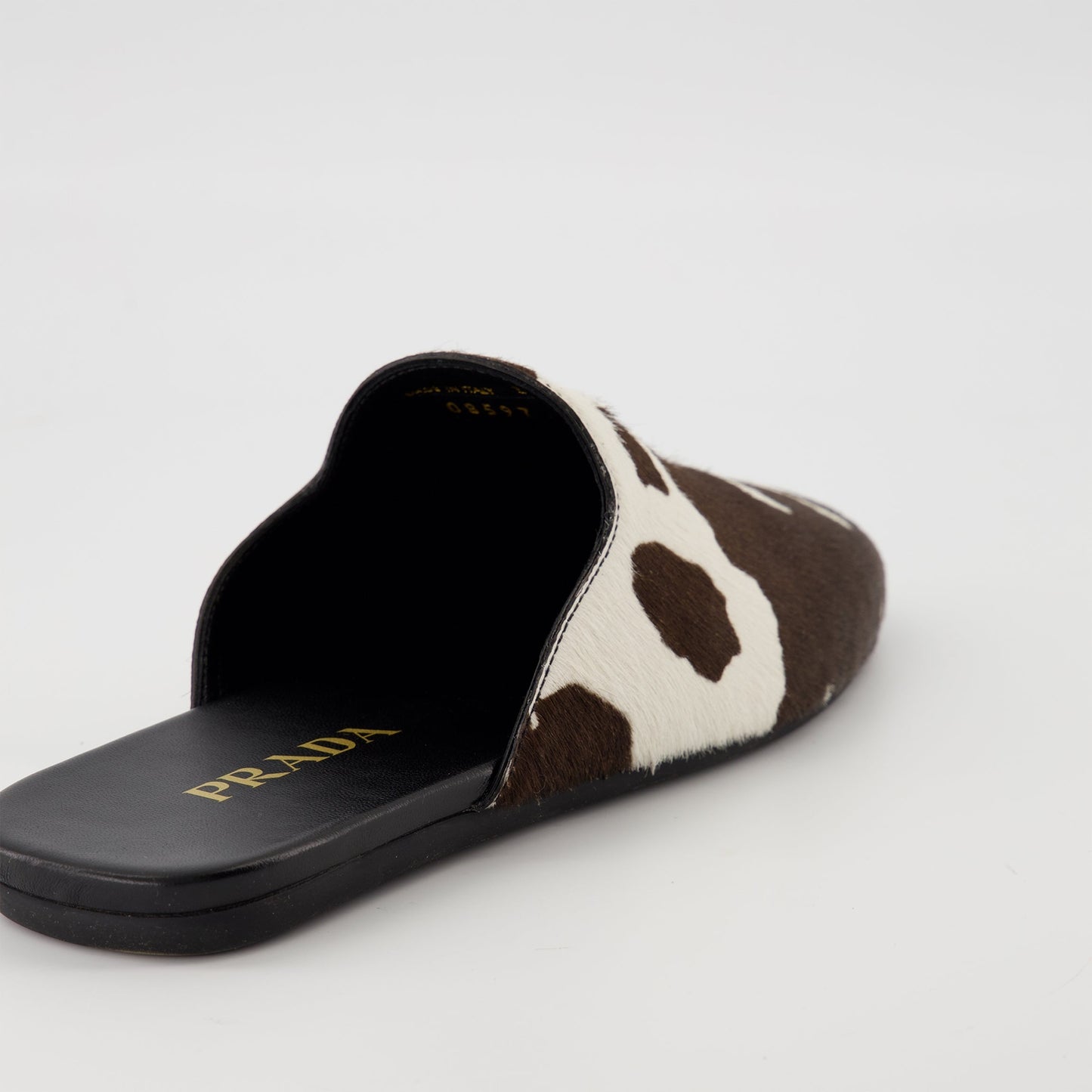 Printed Cow Mules