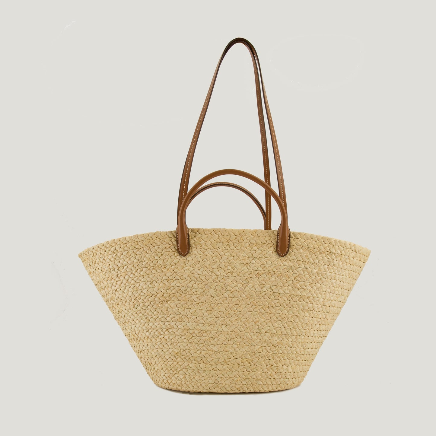 Raffia tote bag