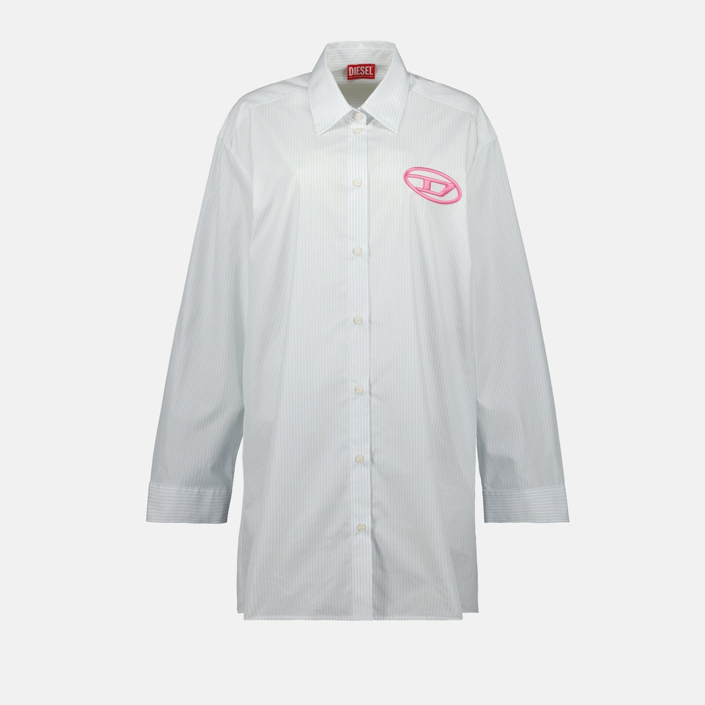 D-Dalis Striped Shirt Dress