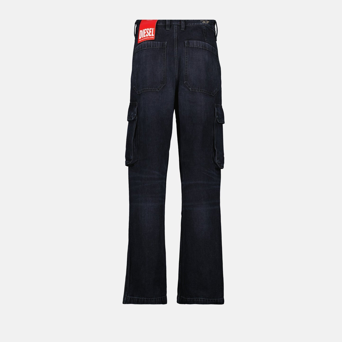 Denim Cargo Jeans
