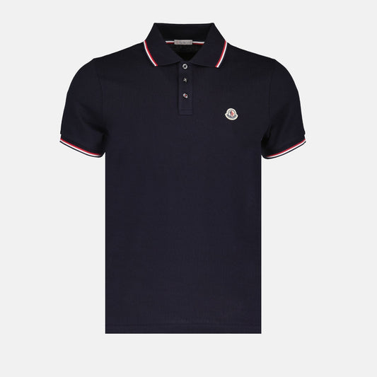 Polo with Tricolor Edges