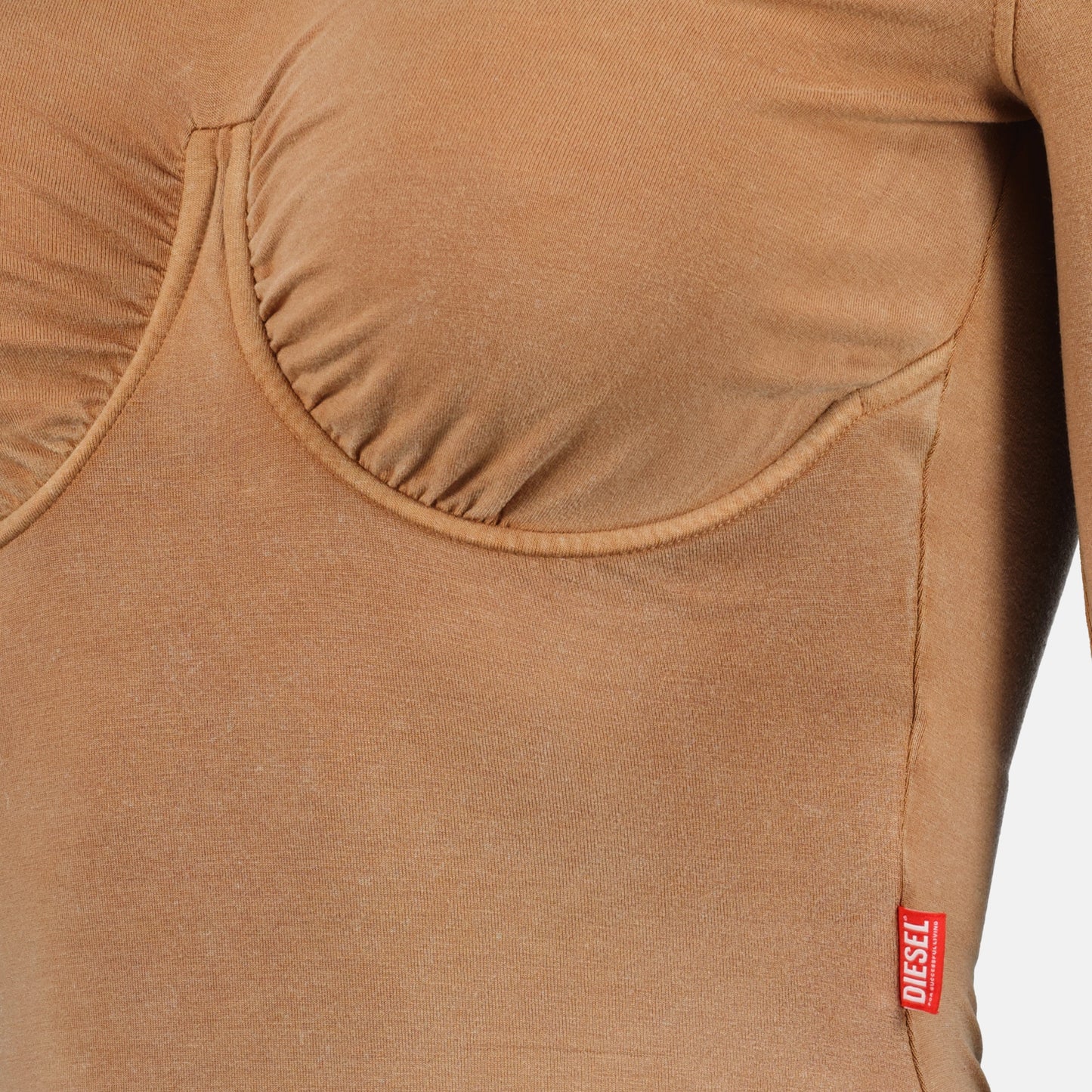 Beige T-Finne Bodysuit