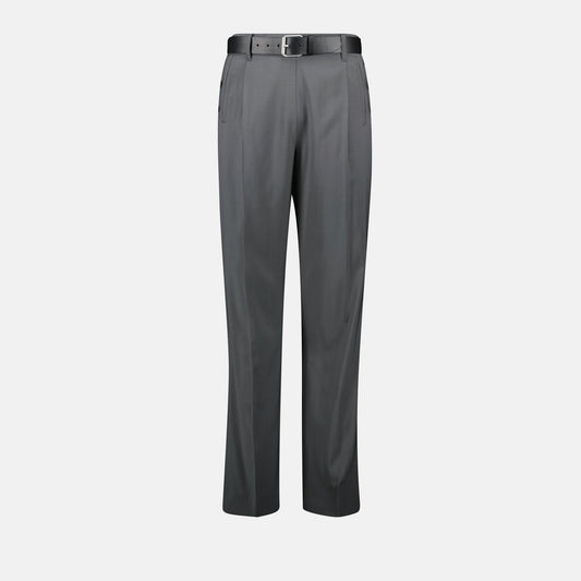 Gray Wool Pants