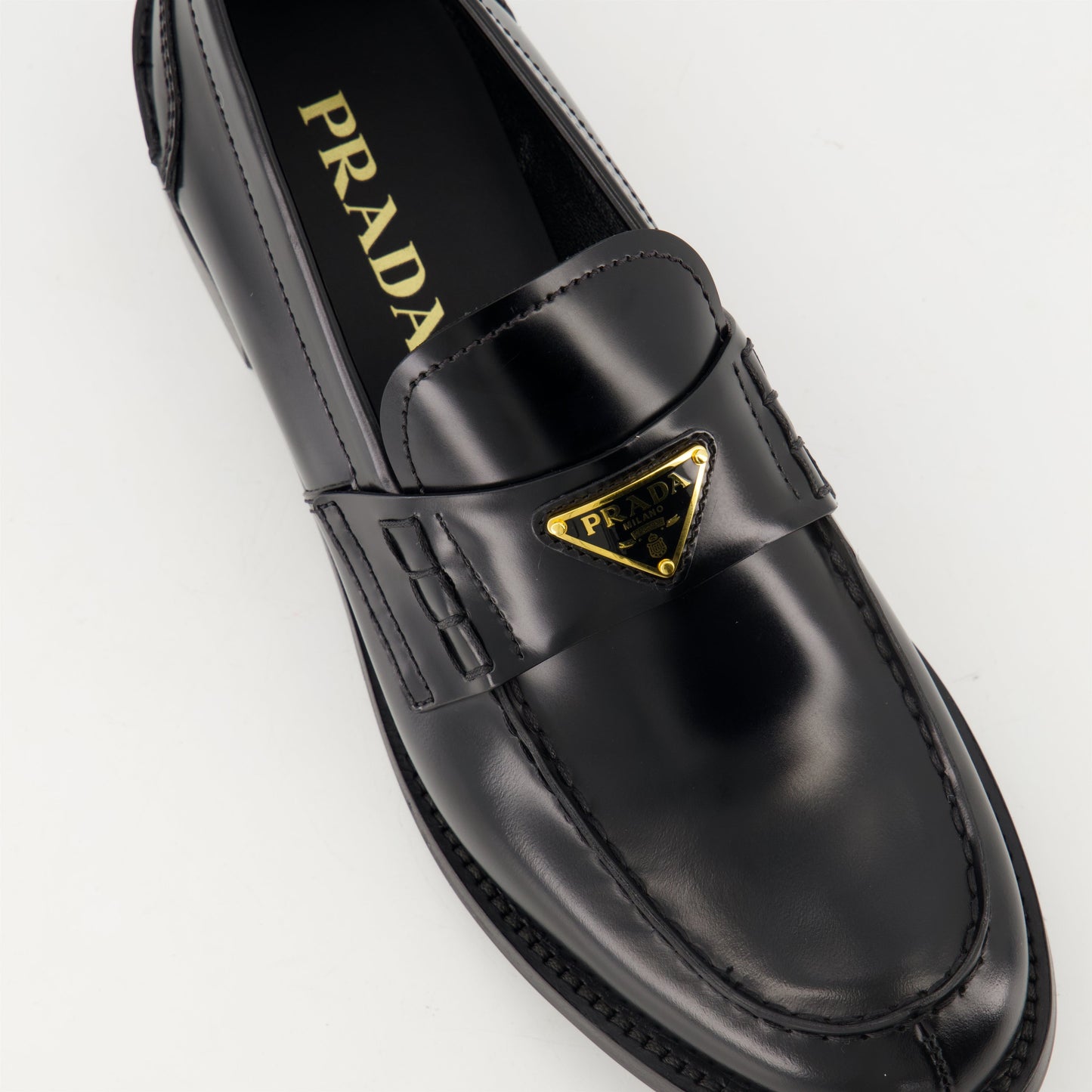 Black Leather Loafers