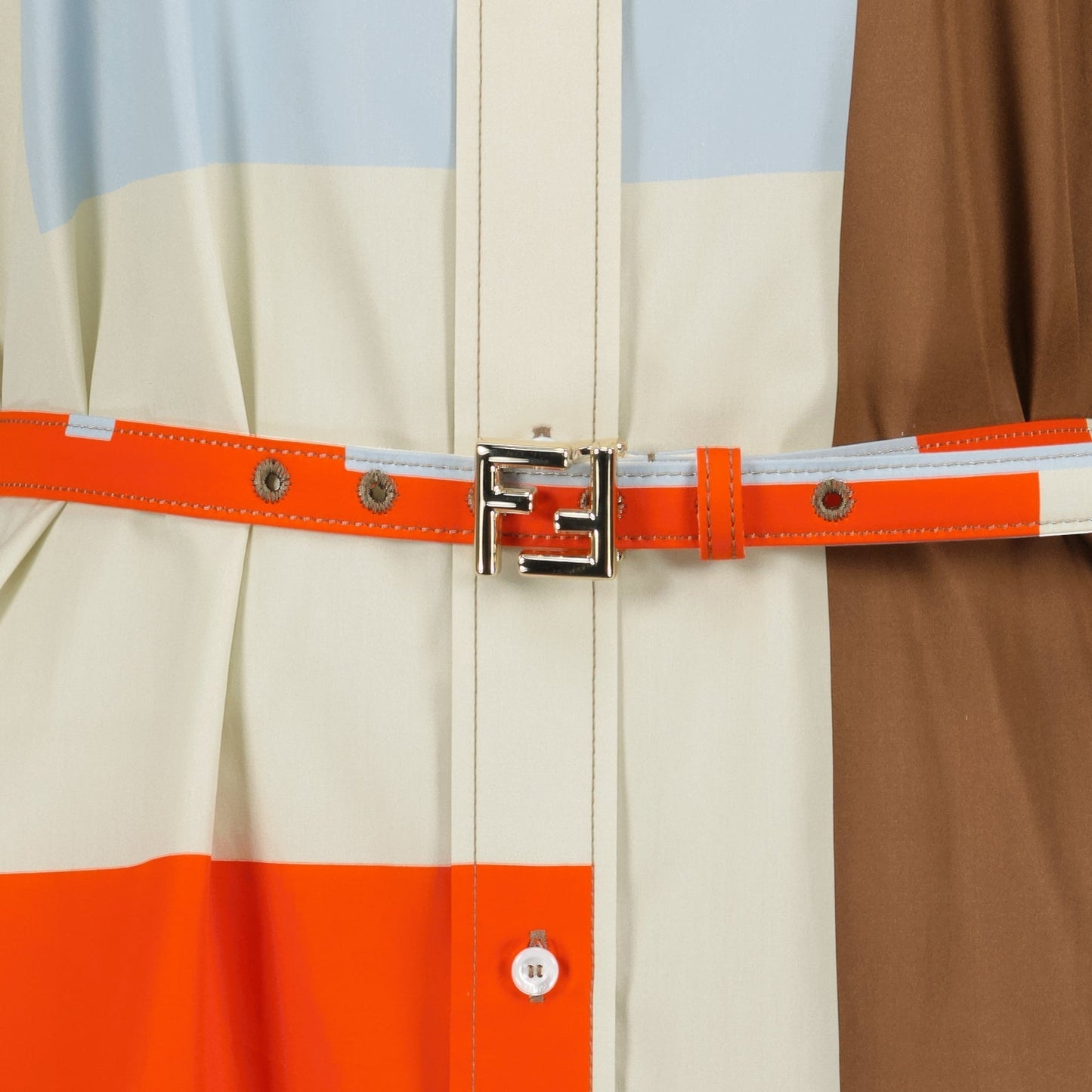 Multicolored Puzzle Print Dress