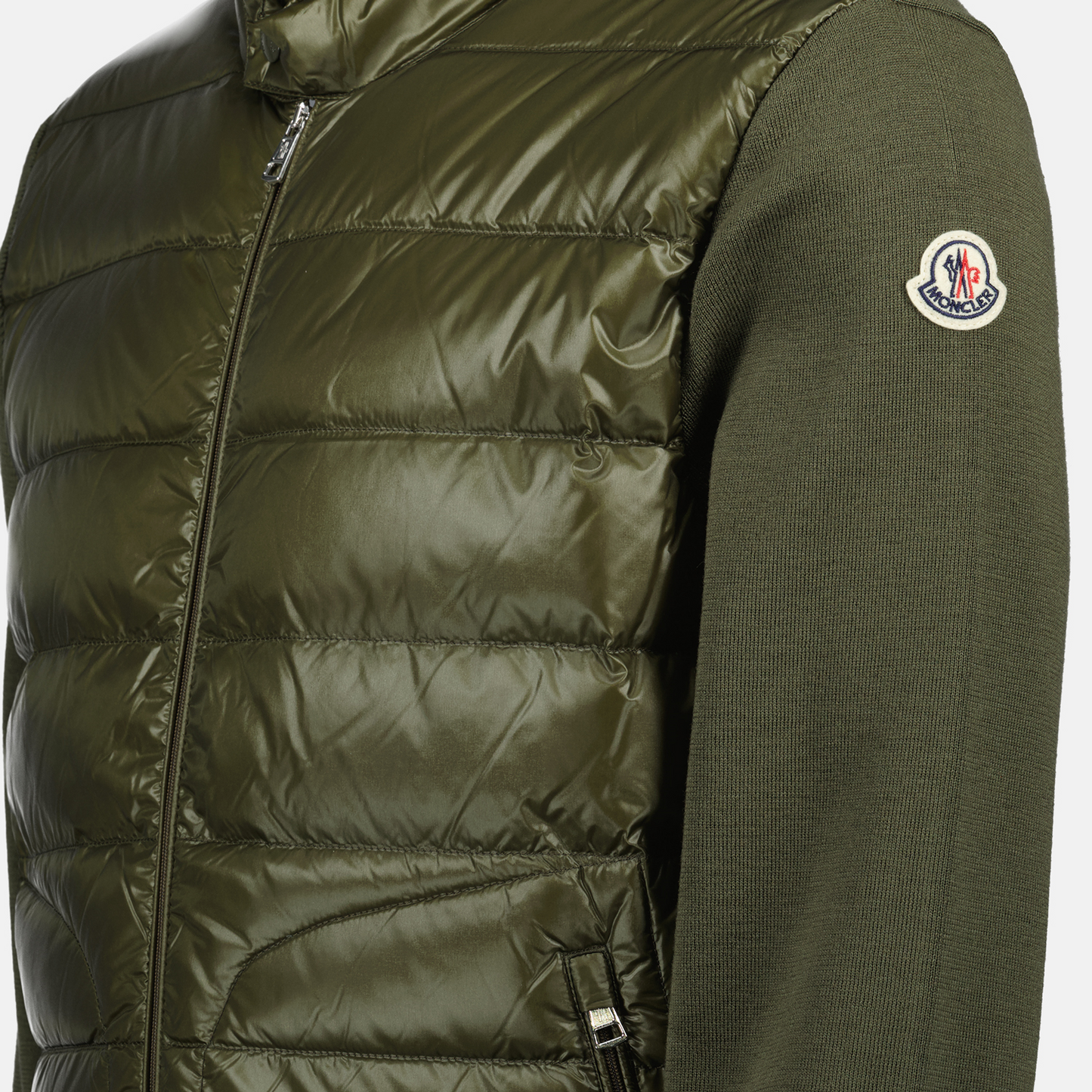 Two-tone quilted jacket